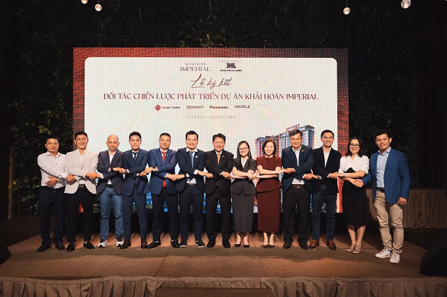 Khải Hoàn Land chính thức ký kết chiến lược cùng nhà thầu Phước Thành và các thương hiệu quốc tế như Duravit, Panasonic, Hafele, Grohe