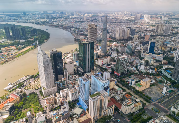 Bất động sản khu trung tâm TP HCM, tháng 7/2025. Ảnh: Quỳnh Trần