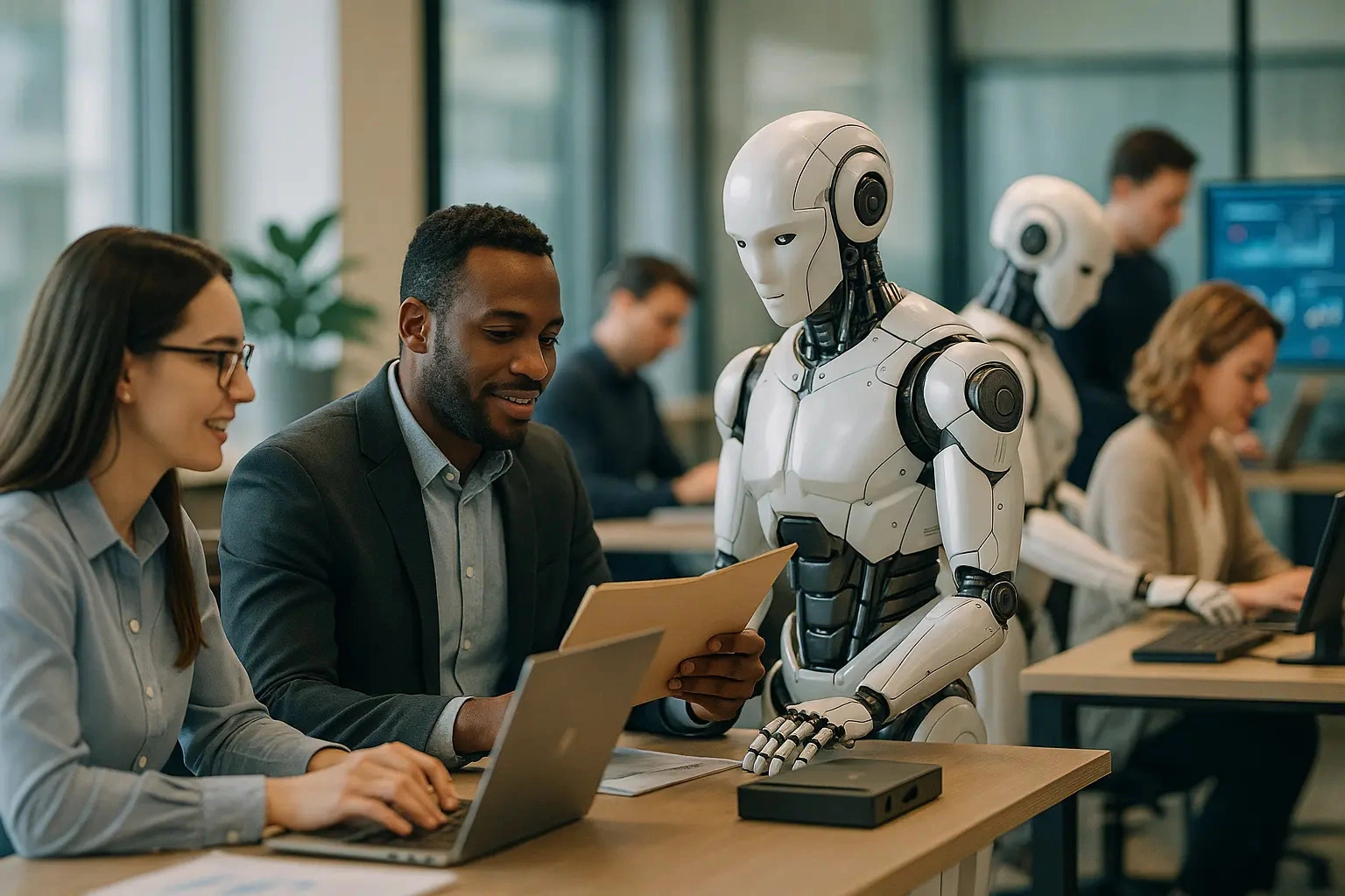 AI hiện nay đóng vai trò hỗ trợ hơn là thay thế hoàn toàn vai trò của con người (Ảnh: A.S.).